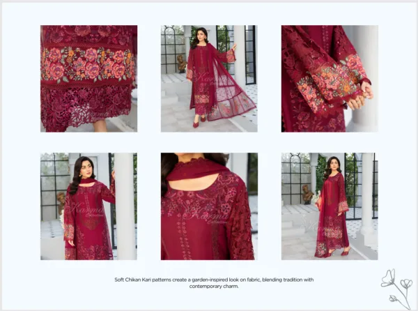 Fancy Suit With Chikankari Work - Image 2