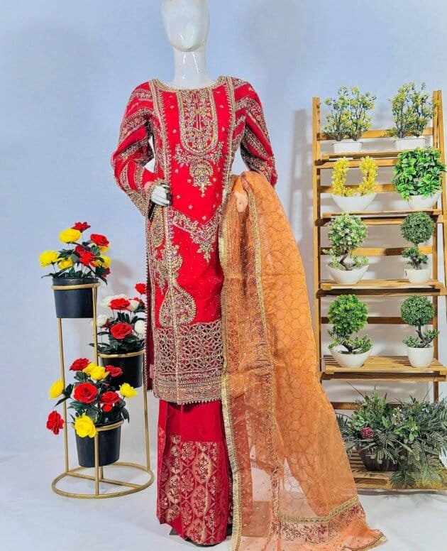 Embroidered Formal Set