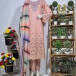 Graceful Embroidered Suit