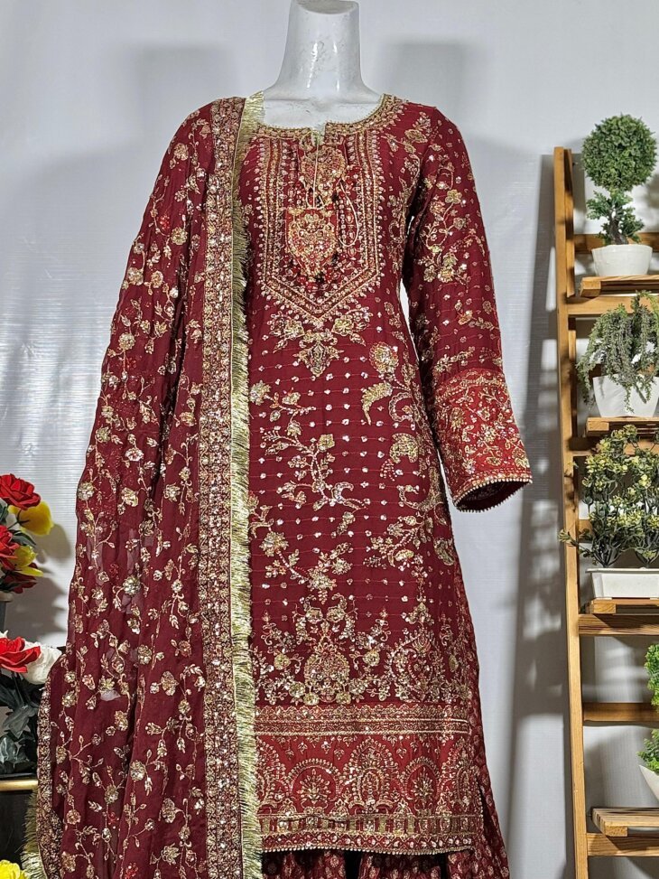 Fancy Embellished 3PC Suit