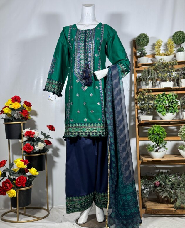 Classic Embroidered Suit