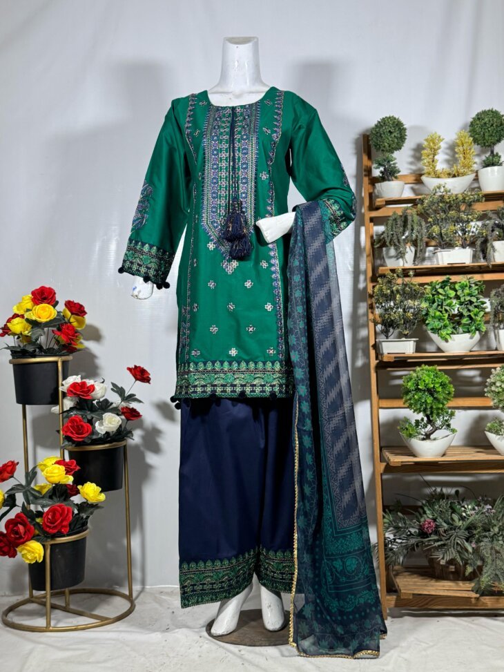Classic Embroidered Suit