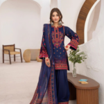 Casual Embroidered 3-Piece Suit