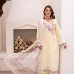 Soft Yellow & Floral Lace 3-Piece